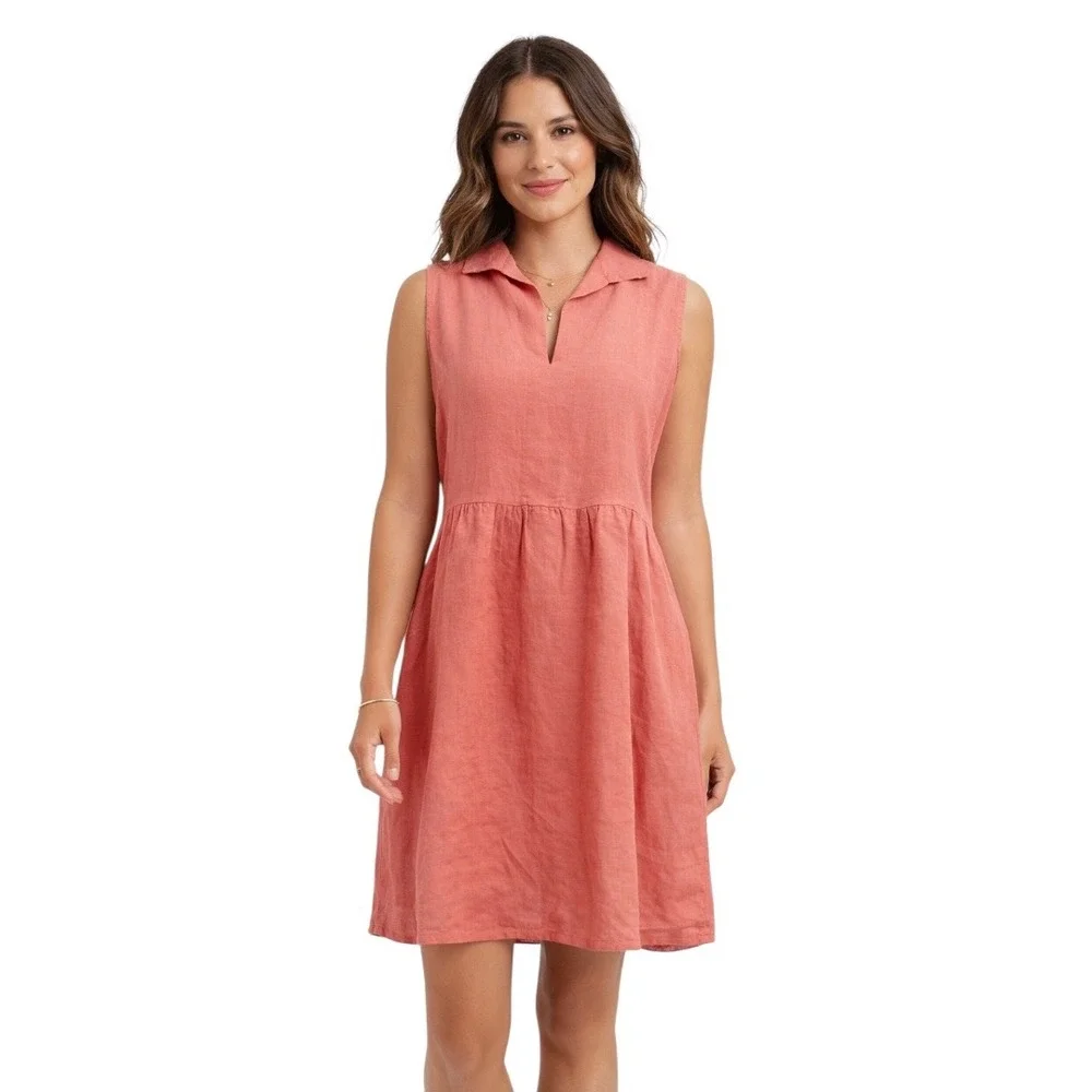 terzo millennio linen dress Terzo Millennio | Dresses | Terzo Millennio Linen Midi Dresses Size Medium